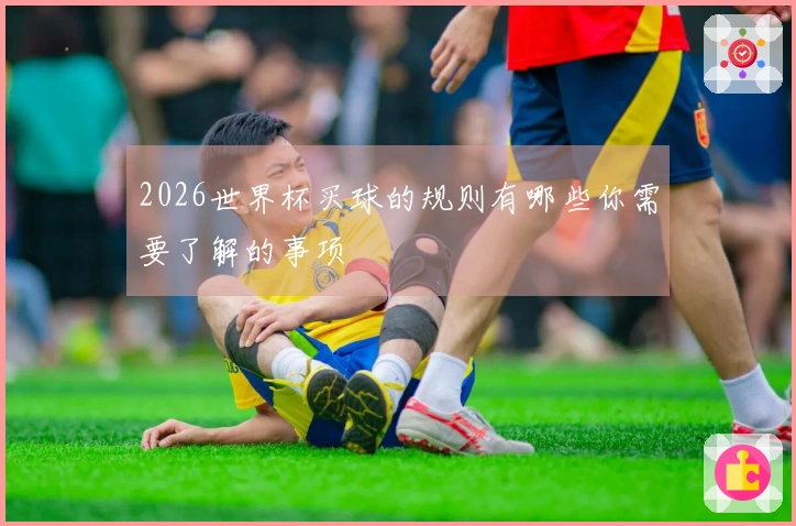 2026世界杯买球的规则有哪些你需要了解的事项